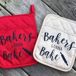 Bakers gonna bake hot pad holders